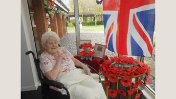 Remembrance day at Birch Court